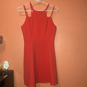 Orange Cocktail Dress